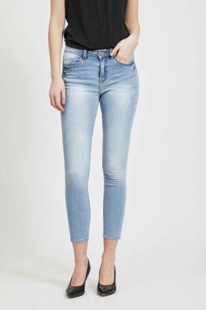 Dames - VILA® - Slim jeans - light blue denim -  - LIGHT BLUE DENIM