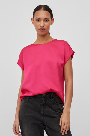 Dames - VILA® - T-shirt - roze - T-shirts & topjes - ROZE