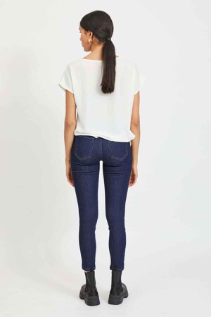 Dames - VILA® - Skinny jeans - dark blue denim -  - DARK BLUE DENIM