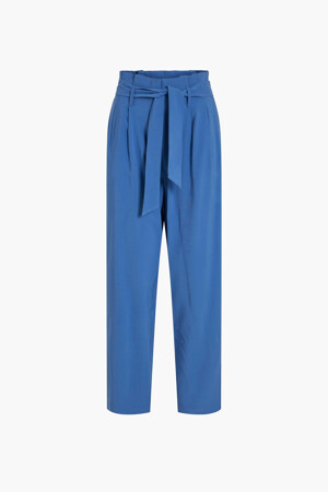 Femmes - VILA® - Pantalon color&eacute; - bleu - Pantalons - bleu