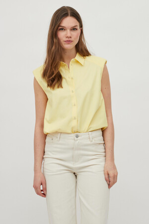 Dames - VILA® - Hemd - geel - Hemden - GEEL