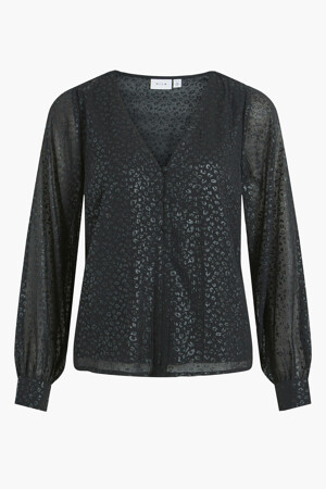 Dames - VILA® - Hemd - zwart - Blouses & Hemden - zwart