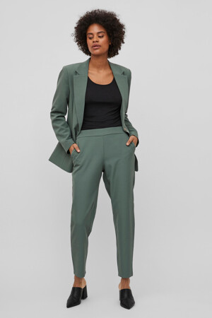 Femmes - VILA® - Pantalon color&eacute; - vert - Pantalons - vert