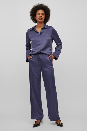 Femmes - ROUGE VILA® - Pantalon color&eacute; - bleu - ROUGE VILA® - BLAUW