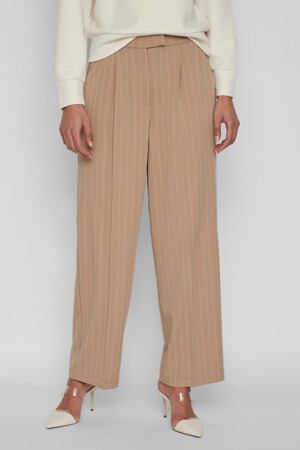 Femmes - VILA® - Pantalon color&eacute; - beige - 1 +1 +1 = superpositions <3  - beige