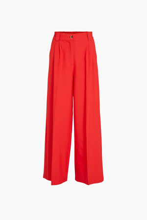 Femmes - VILA® - Pantalon color&eacute; - rouge - Pantalons - rouge