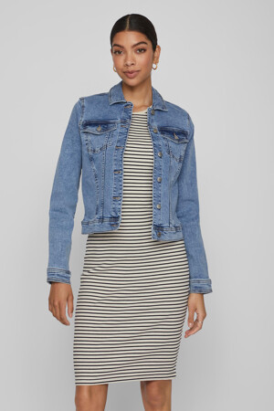 Femmes - VILA® - Veste en jeans - bleu - Manteaux - LIGHT BLUE DENIM