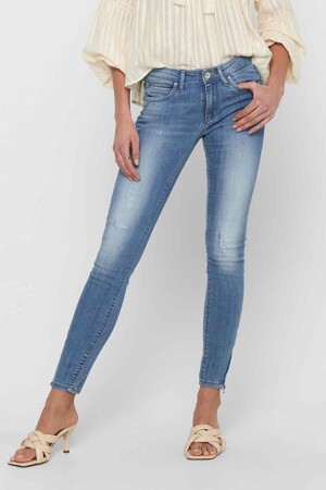 Dames - ONLY® - Skinny jeans - light blue denim - Outlet dames - LIGHT BLUE DENIM
