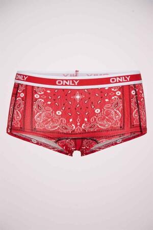 Dames - ONLY® - Boxers - rood -  - ROOD