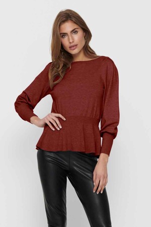 Dames - ONLY® - Pull - rood -  - rood