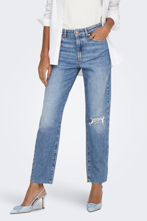 Dames - ONLY® - Straight jeans - LIGHT BLUE DENIM - Jeans - LIGHT BLUE DENIM