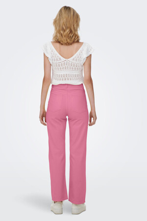 Femmes - ONLY® - Pantalon color&eacute; - rose - Pantalons - ROZE