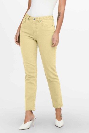 Femmes - ONLY® - Pantalon color&eacute; - jaune -  - jaune