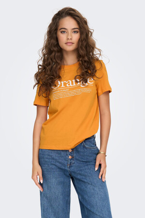 Femmes - ONLY® - T-shirt - orange - T-shirts & Tops - orange