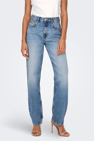 Dames - ONLY® - Straight jeans - mid blue denim - Jeans - MID BLUE DENIM