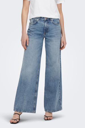 Dames - ONLY® - Wide jeans - mid blue denim - Denim Days - MID BLUE DENIM