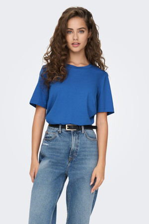 Dames - ONLY® - T-shirt - blauw - T-shirts & topjes - BLAUW