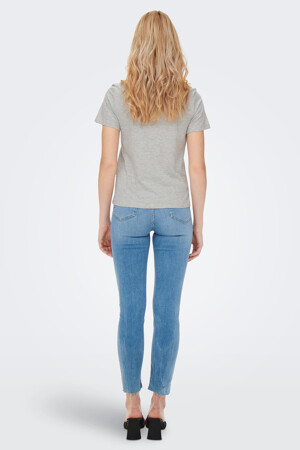 Dames - ONLY® - T-shirt - grijs - nieuwe collectie - GRIJS