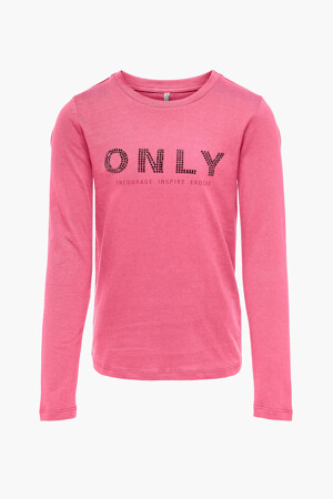 Dames - ONLY® - T-shirt -roze - Kleding - roze