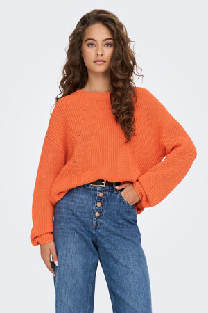 Femmes - ONLY® - Pull - orange - Sustainable fashion - ORANJE