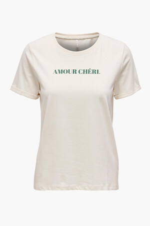 Femmes - ONLY® - T-shirt - ecru - Saint Valentin Femme - ECRU