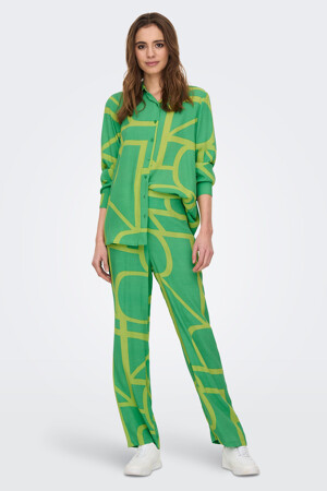 Femmes - ONLY® - Pantalon color&eacute; - vert - Pantalons - vert