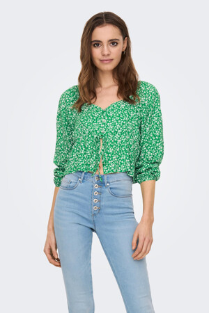 Femmes - ONLY® - Blouse - vert - Sustainable fashion - GROEN