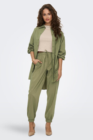 Dames - ONLY® - Broek - groen - Broeken - GROEN