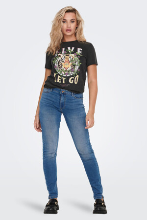 Dames - ONLY® - T-shirt - zwart - T-shirts & topjes - ZWART