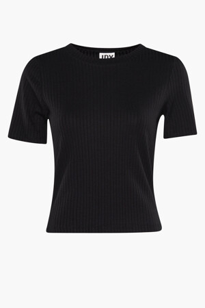 Dames - JACQUELINE DE YONG - T-shirt - zwart -  - ZWART