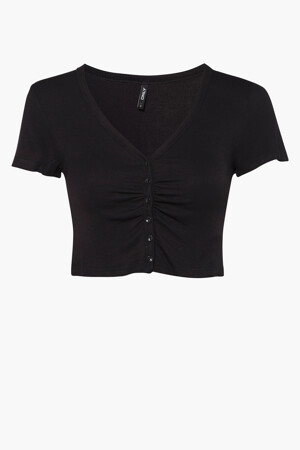 Dames - ONLY® - T-shirt - zwart - Nieuwe collectie - ZWART
