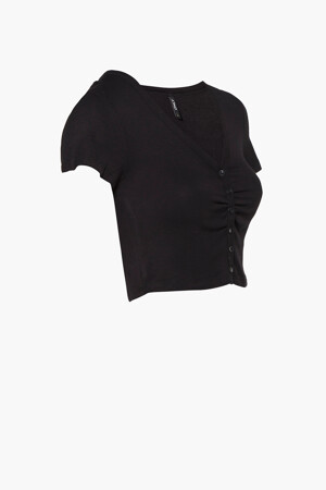 Dames - ONLY® - T-shirt - zwart - Nieuwe collectie - ZWART