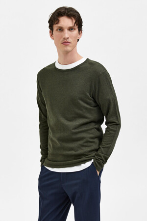 Dames - SELECTED - Pull - groen - Pulls - GROEN