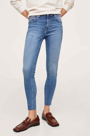 Dames - Mango - Skinny jeans - blauw - Outlet dames - BLAUW