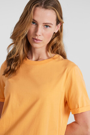 Dames - PIECES® - T-shirt - geel - Pieces - GEEL