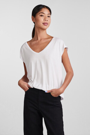 Femmes - PIECES® - T-shirt - blanc -  - WIT