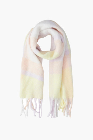 Dames - PIECES® - Wintersjaal - multicolor - Sjaals - PAARS