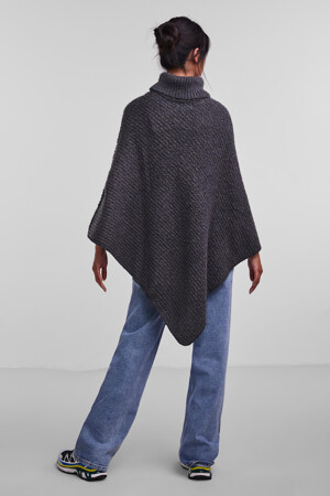 Femmes - PIECES® - Poncho - gris - Écharpes & Foulards - gris