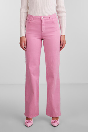 Femmes - PIECES® - Pantalon color&eacute; - rose - Pieces - ROZE