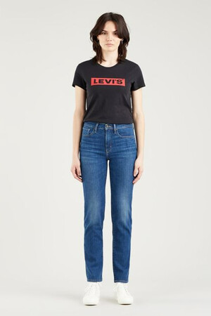 Femmes - Levi's® - Straight jeans  - Sustainable fashion - MID BLUE DENIM