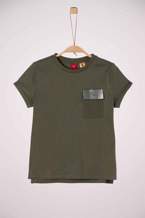 Dames - S. Oliver - T-shirt met korte mouwen - groen -  - groen