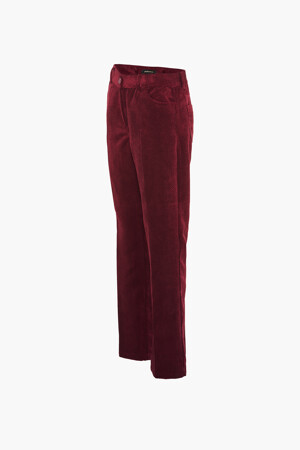 Femmes - More & More - Pantalon color&eacute; - bordeaux - Pantalons - bordeaux