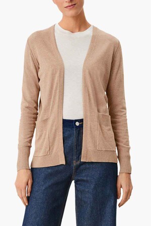 Dames - S. Oliver - Gilet - beige - Gilets - beige