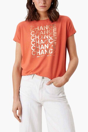 Dames - S. Oliver - T-shirt - oranje - S. OLIVER - oranje
