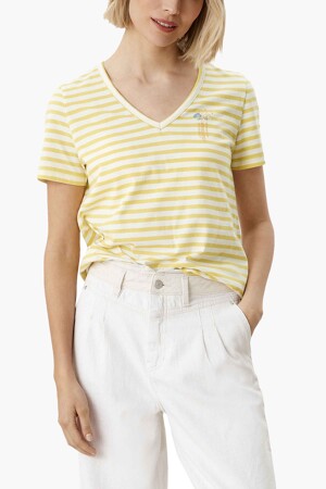 Dames - S. Oliver - T-shirt - geel - S. OLIVER - geel