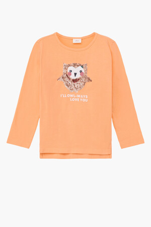 Dames - S. Oliver - T-shirt -oranje - Kleding - oranje