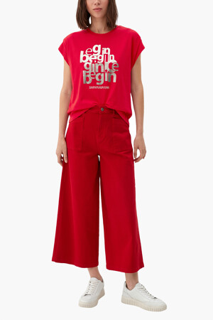 Femmes - S. Oliver - T-shirt - rouge - S. OLIVER - rouge