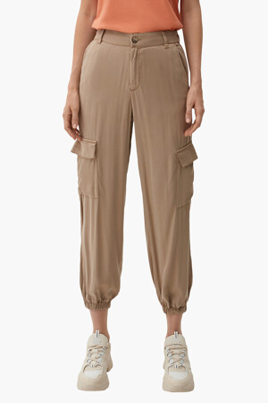 Femmes - S. Oliver - Pantalon - brun - Pantalons - brun