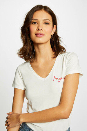Femmes - Morgan de Toi - T-shirt - blanc - Promos - blanc