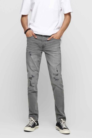 Dames - ONLY & SONS® - Slim jeans - grijs -  - GRIJS